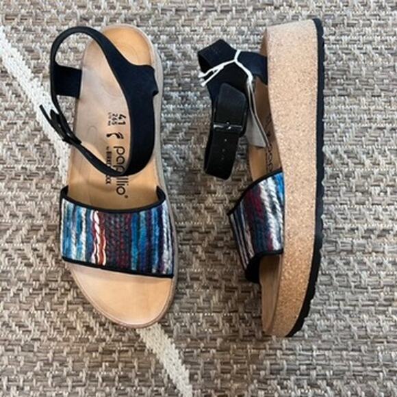 Papillo By birkenstock Glenda French Piping Sandal Sz 41 / US 10 - Picture 1 of 7